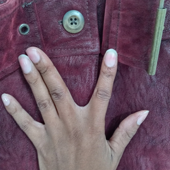 Free People Ari Wrap Skirt Wine Size 12 - Picture 5 of 10